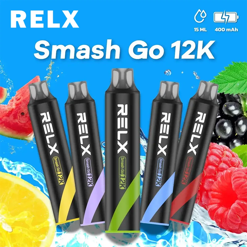 RELX 悅刻 Smash Go 12000口 一次性電子煙 小黑條